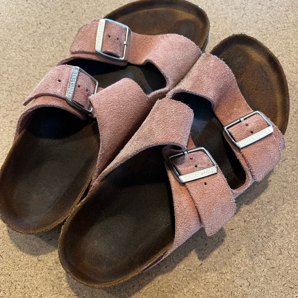 Pink Suede Birkenstock